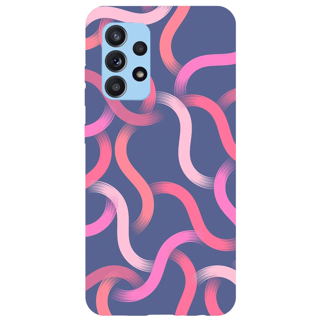 Husa compatibila cu Samsung Galaxy A53 5G model Material design, Silicon, TPU, Viceversa - Viceversa