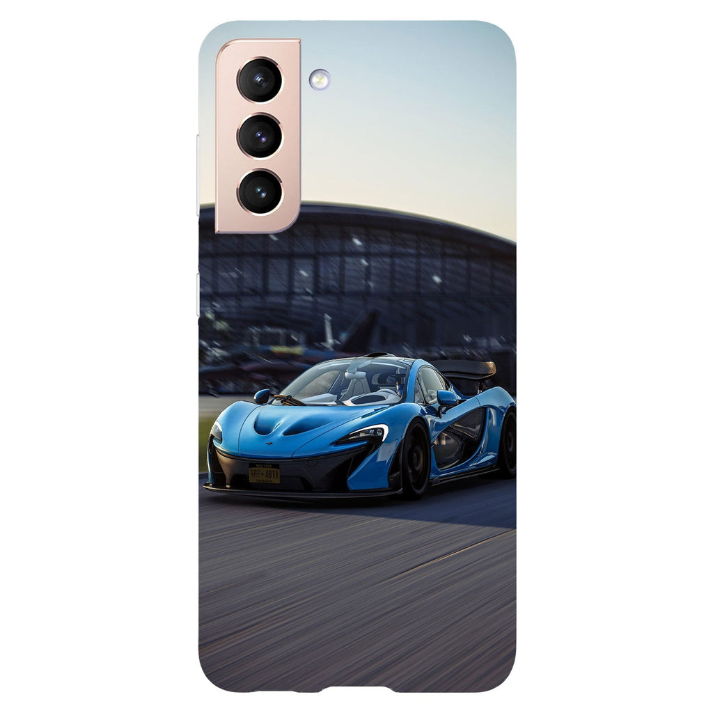 Husa compatibila cu Samsung Galaxy S21 FE model McLaren P1, Silicon, TPU, Viceversa