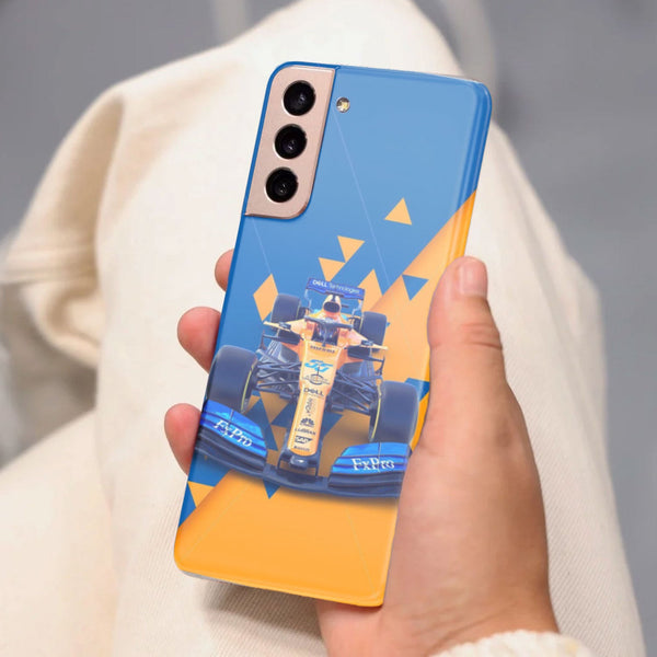 Husa compatibila cu Samsung Galaxy S21 FE model Mclaren F1, Silicon, TPU, Viceversa