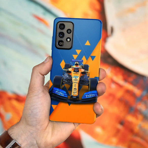 Husa compatibila cu Samsung Galaxy A53 5G model Mclaren F1, Silicon, TPU, Viceversa - Viceversa