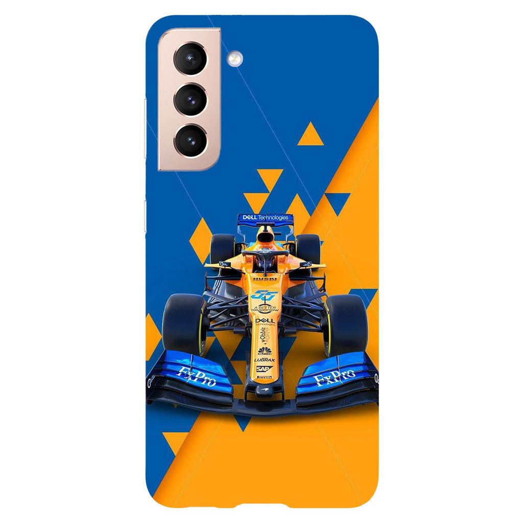 Husa compatibila cu Samsung Galaxy S21 FE model Mclaren F1, Silicon, TPU, Viceversa