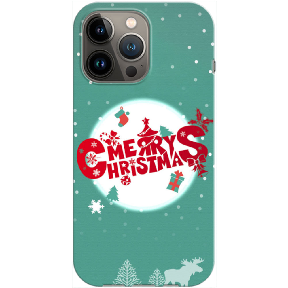 Husa craciun Apple iPhone 13 Pro model Merry Christmas, Silicon, TPU, Viceversa