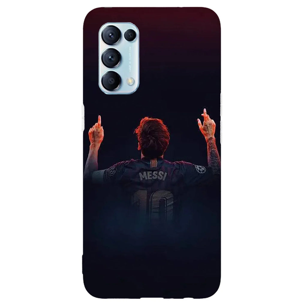 Husa compatibila cu Oppo Reno 3 Pro model Messi, Silicon, TPU, Viceversa - Viceversa