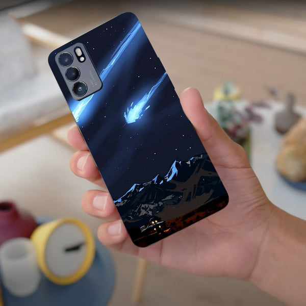 Husa compatibila cu Oppo Reno 5 4G model Meteor Shower, Silicon, TPU, Viceversa