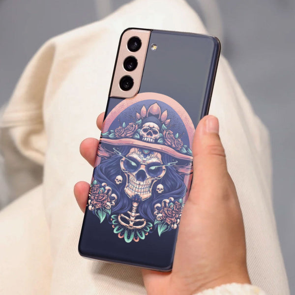 Husa compatibila cu Samsung Galaxy S21 FE model Mexican skull, Silicon, TPU, Viceversa