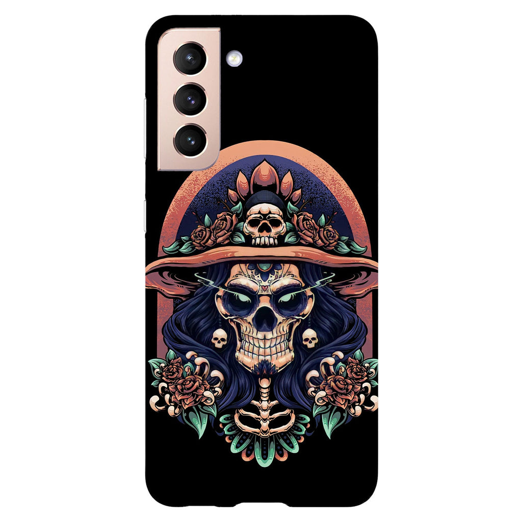 Husa compatibila cu Samsung Galaxy S21 FE model Mexican skull, Silicon, TPU, Viceversa