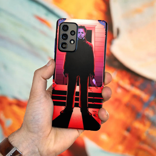 Husa compatibila cu Samsung Galaxy A53 5G model Michael Myers, Silicon, TPU, Viceversa - Viceversa