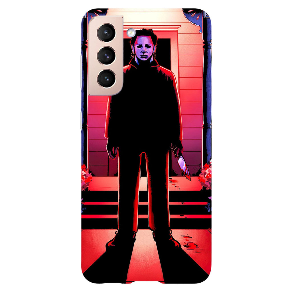 Husa compatibila cu Samsung Galaxy S21 FE model Michael Myers, Silicon, TPU, Viceversa