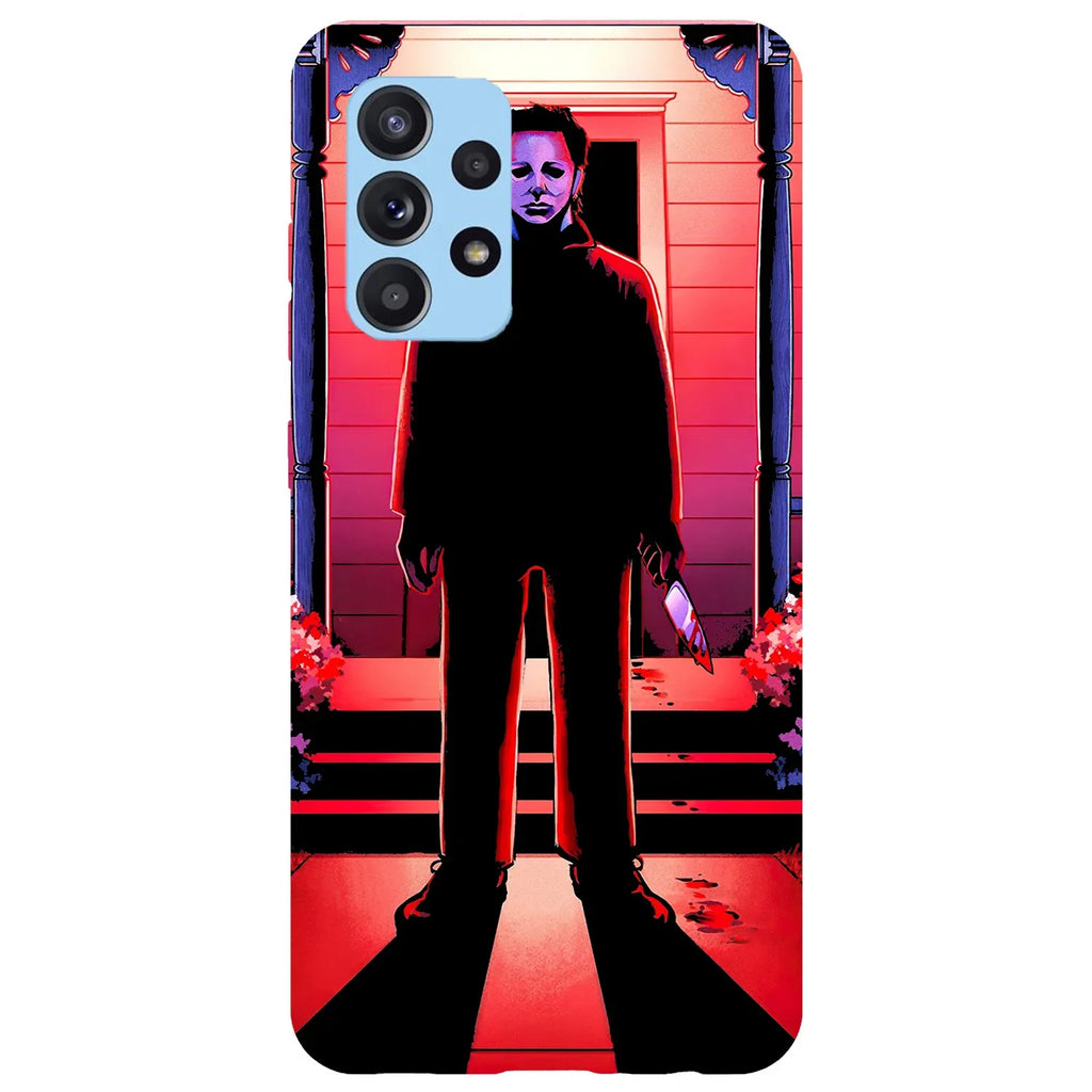 Husa compatibila cu Samsung Galaxy A53 5G model Michael Myers, Silicon, TPU, Viceversa - Viceversa