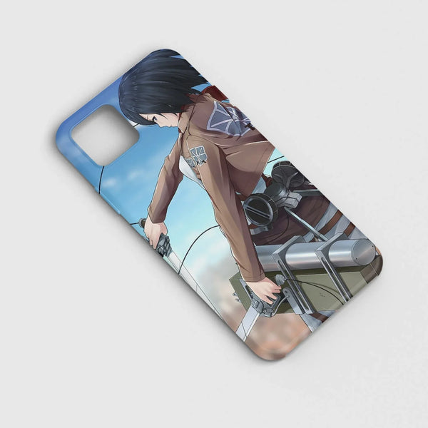 Husa compatibila cu Apple iPhone 12 Pro Max model Mikasa Atack on titan, Silicon, TPU, Viceversa - Viceversa