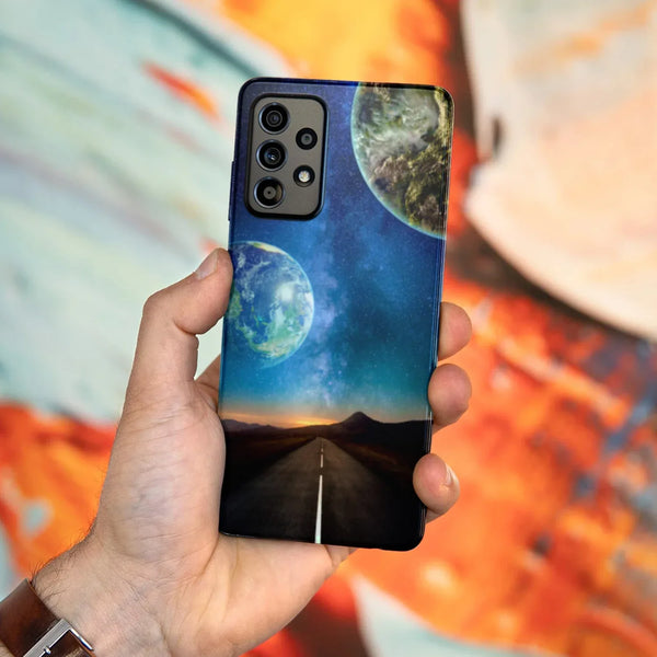 Husa compatibila cu Samsung Galaxy A53 5G model Milkway Road, Silicon, TPU, Viceversa - Viceversa
