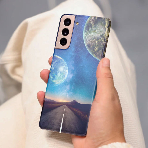 Husa compatibila cu Samsung Galaxy S21 FE model Milkway Road, Silicon, TPU, Viceversa