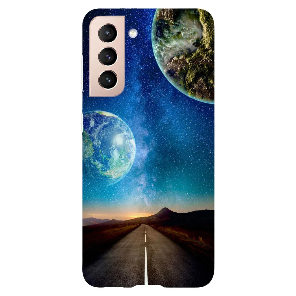 Husa compatibila cu Samsung Galaxy S22 model Milkway Road, Silicon, TPU, Viceversa - Viceversa