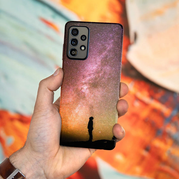 Husa compatibila cu Samsung Galaxy A73 5G model Milky Way, Silicon, TPU, Viceversa