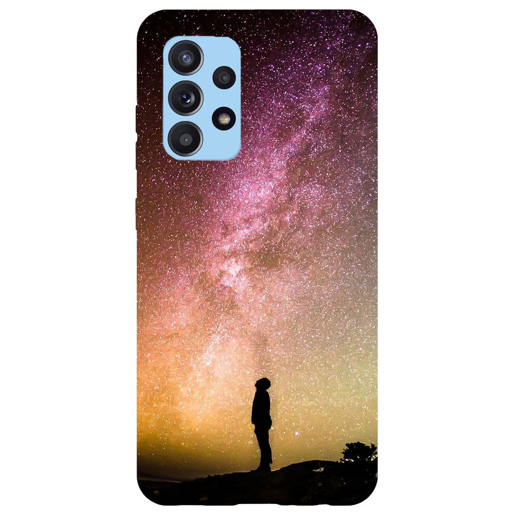 Husa compatibila cu Samsung Galaxy A73 5G model Milky Way, Silicon, TPU, Viceversa