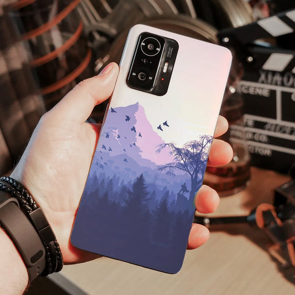 Husa compatibila cu Xiaomi Mi 11 Lite model Minamal Nature, Silicon, TPU, Viceversa