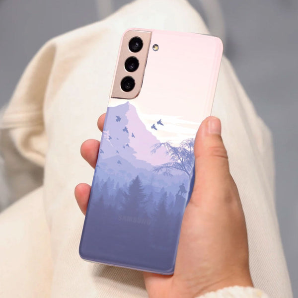 Husa Samsung Galaxy S21 FE model Minamal Nature, Silicon, TPU, Viceversa