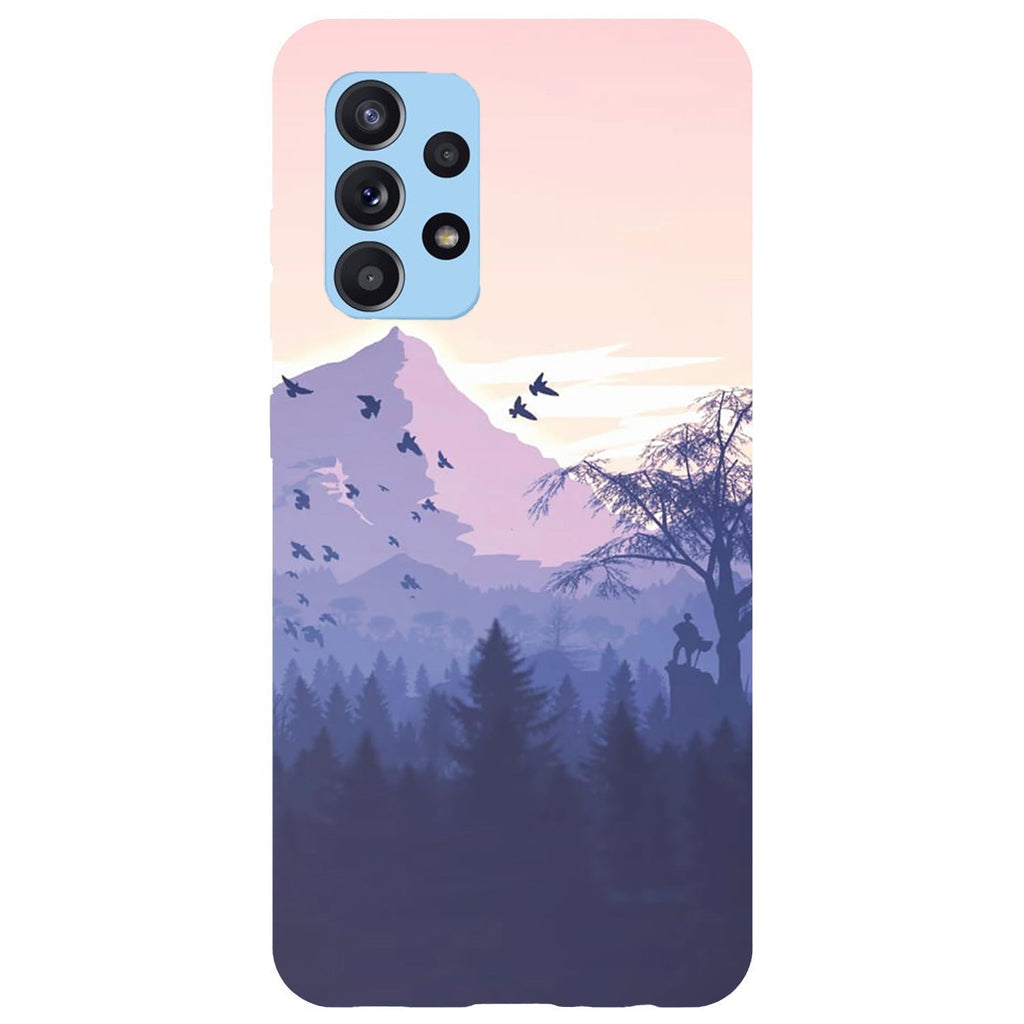 Husa compatibila cu Samsung Galaxy A73 5G model Minamal Nature, Silicon, TPU, Viceversa