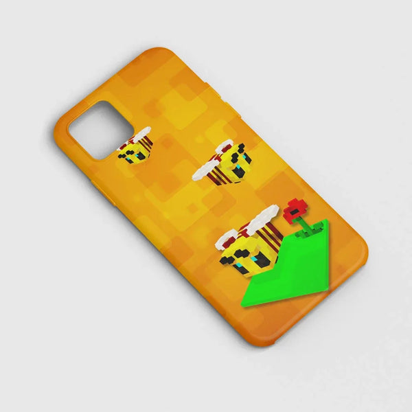 Husa Apple iPhone 12 Mini model Minecraft Bees, Silicon, TPU, Viceversa - Viceversa