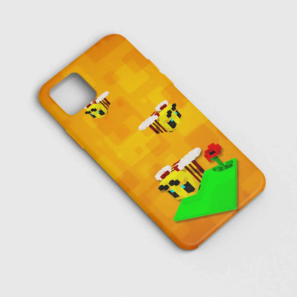 Husa compatibila cu Apple iPhone 14 model Minecraft Bees, Silicon, TPU, Viceversa - Viceversa