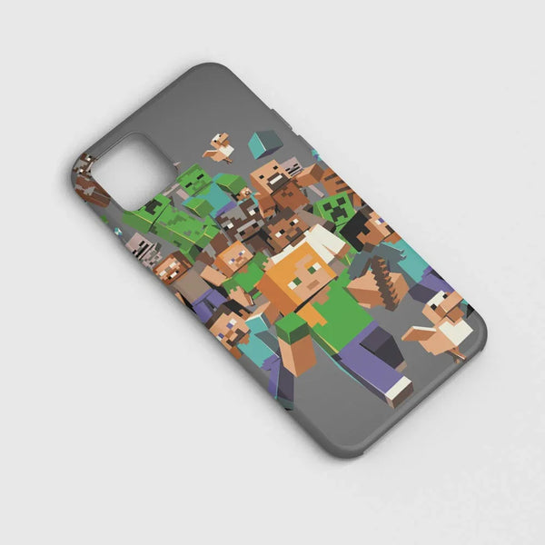 Husa Apple iPhone 12 / iPhone 12 Pro model Minecraft Characters, Silicon, TPU, Viceversa - Viceversa