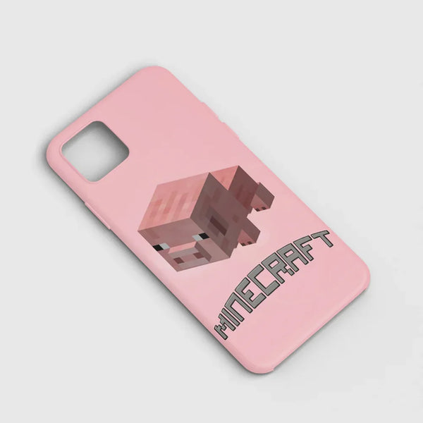 Husa silicon Oppo A15 model Minecraft Pig, Silicon, TPU Viceversa - Viceversa