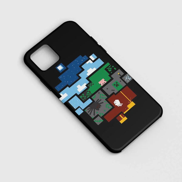 Husa Apple iPhone 13 Mini model Minecraft Pixels, Silicon, TPU, Viceversa - Viceversa