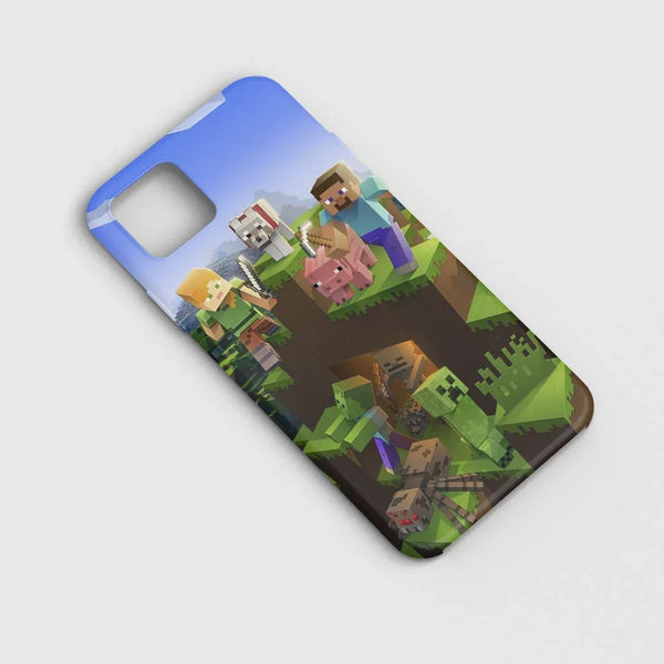 Husa Apple iPhone 12 / iPhone 12 Pro model Minecraft World, Silicon, TPU, Viceversa - Viceversa