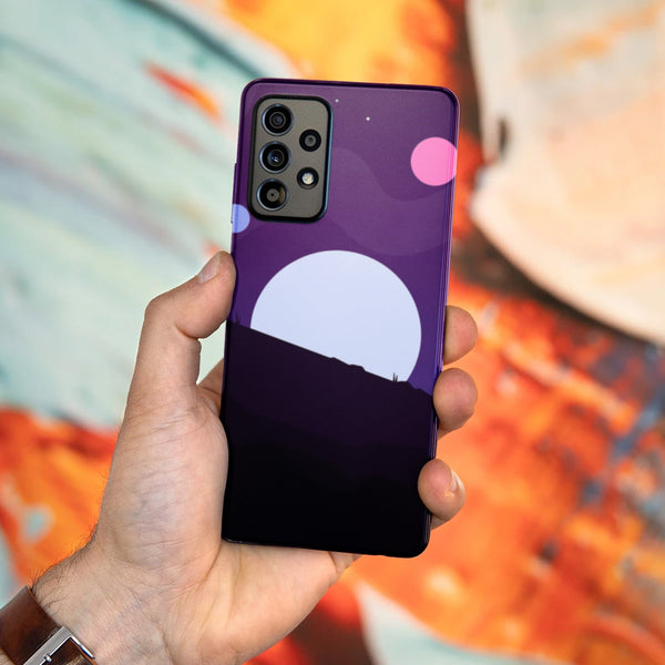 Husa Samsung Galaxy Galaxy A72 model Minimal Night, Silicon, TPU, Viceversa