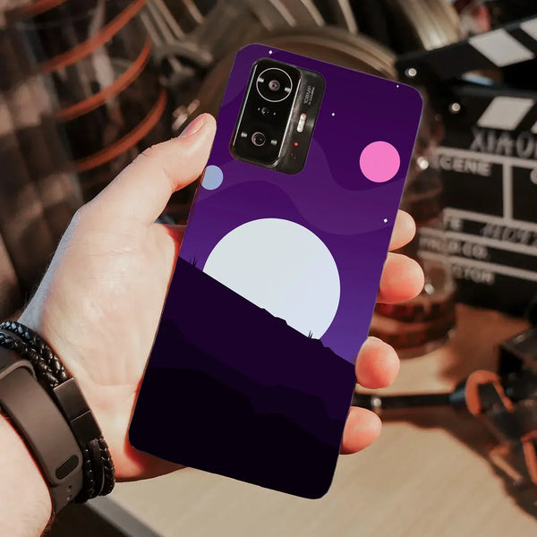 Husa compatibila cu Xiaomi Mi 11T Pro model Minimal Night, Silicon, TPU, Viceversa - Viceversa