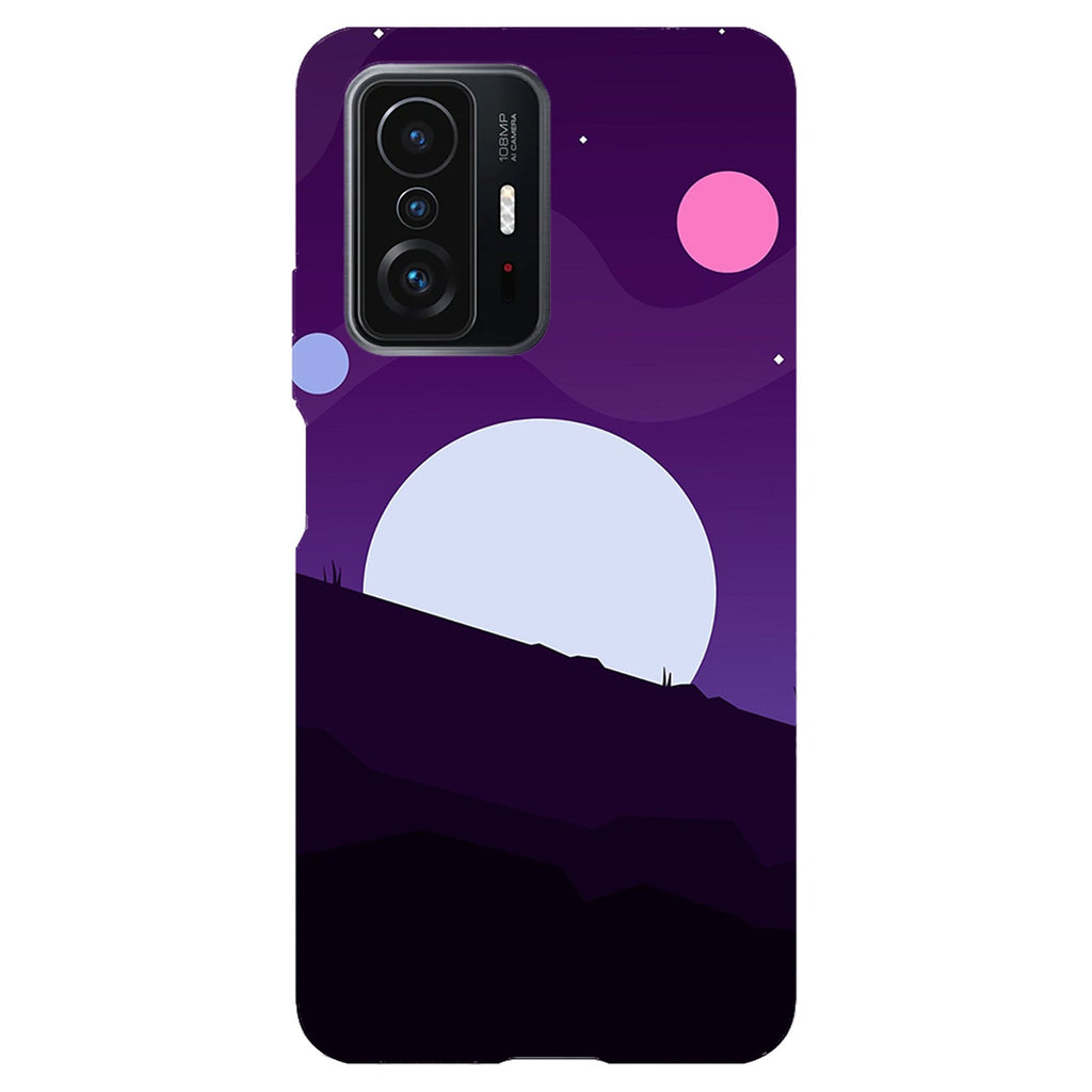 Husa compatibila cu Xiaomi Mi 11 Lite model Minimal Night, Silicon, TPU, Viceversa