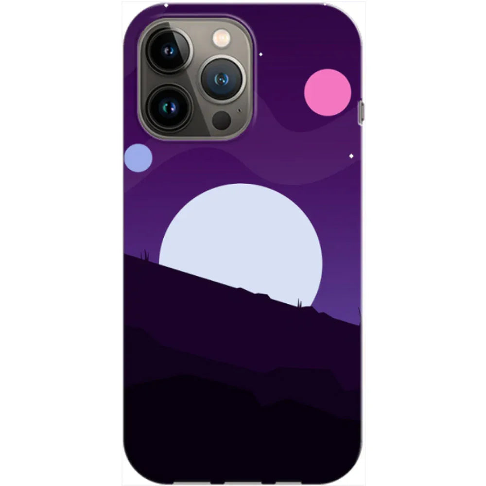 Husa compatibila cu Apple iPhone 14 Pro Max model Minimal Night, Silicon, TPU, Viceversa - Viceversa