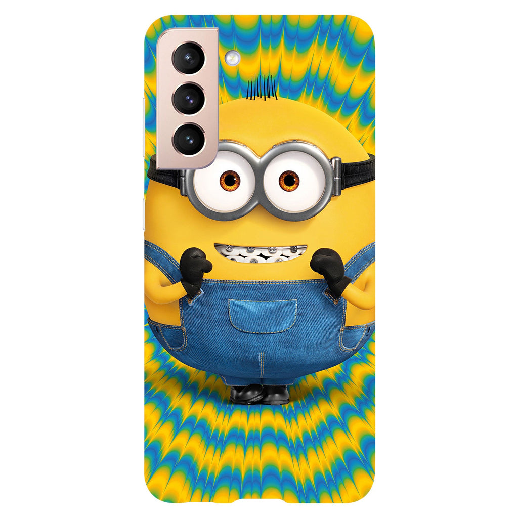 Husa compatibila cu Samsung Galaxy S21 FE model Minnions The Rise of Gru, Silicon, TPU, Viceversa