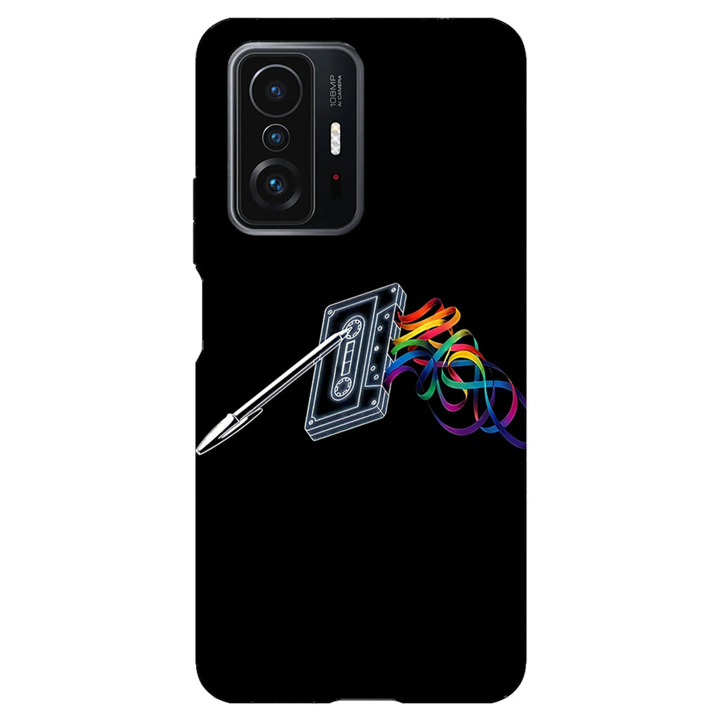 Husa compatibila cu Xiaomi Mi 11 Lite model Mixtape, Silicon, TPU, Viceversa