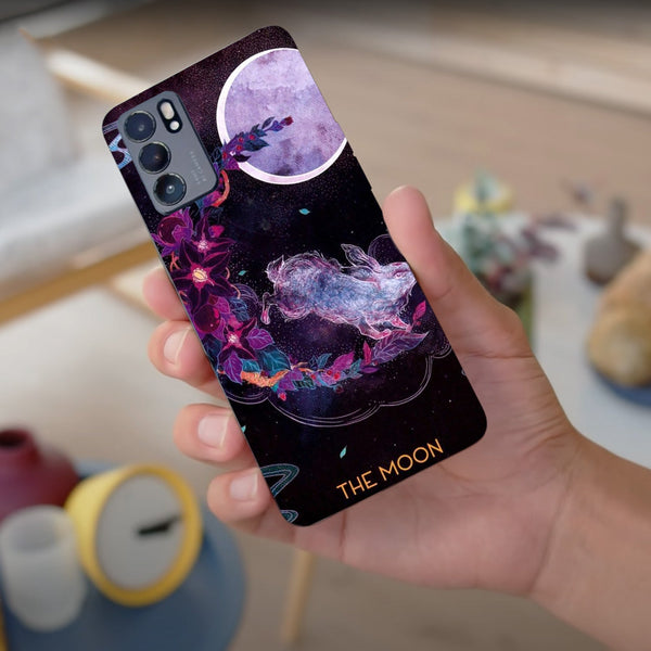 Husa compatibila cu Oppo Reno 5 4G model Moon Bunny, Silicon, TPU, Viceversa