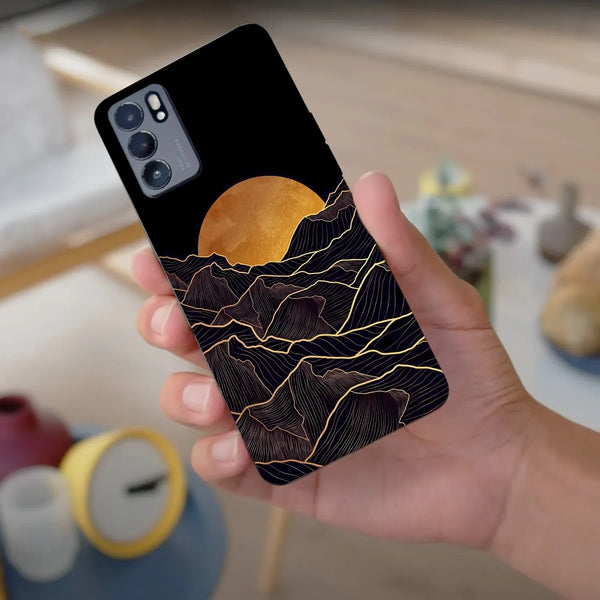 Husa compatibila cu Oppo Find X3 model Moon Hills, Silicon, TPU, Viceversa - Viceversa