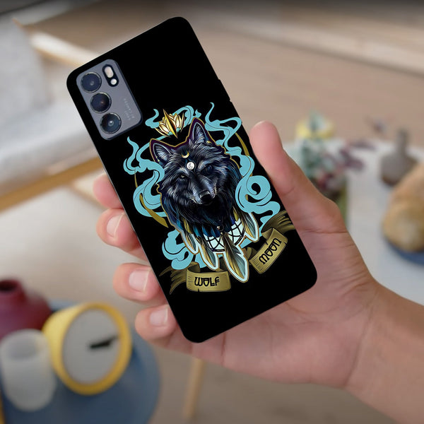 Husa compatibila cu Oppo Reno 5 4G model Moon Wolf, Silicon, TPU, Viceversa