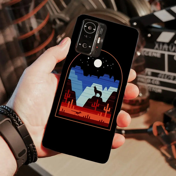 Husa compatibila cu Xiaomi Mi 11 Pro model Moon howler, Silicon, TPU, Viceversa - Viceversa