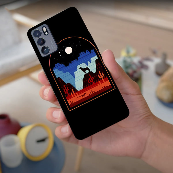 Husa compatibila cu Oppo Reno 5 4G model Moon howler, Silicon, TPU, Viceversa