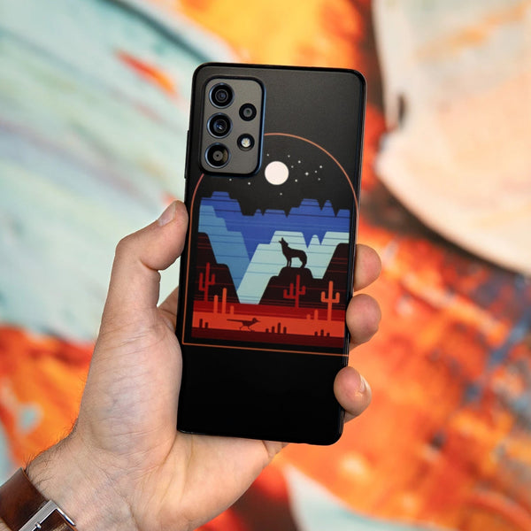 Husa compatibila cu Samsung Galaxy A73 5G model Moon howler, Silicon, TPU, Viceversa