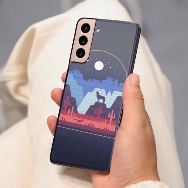Husa Samsung Galaxy S21 FE model Moon howler, Silicon, TPU, Viceversa