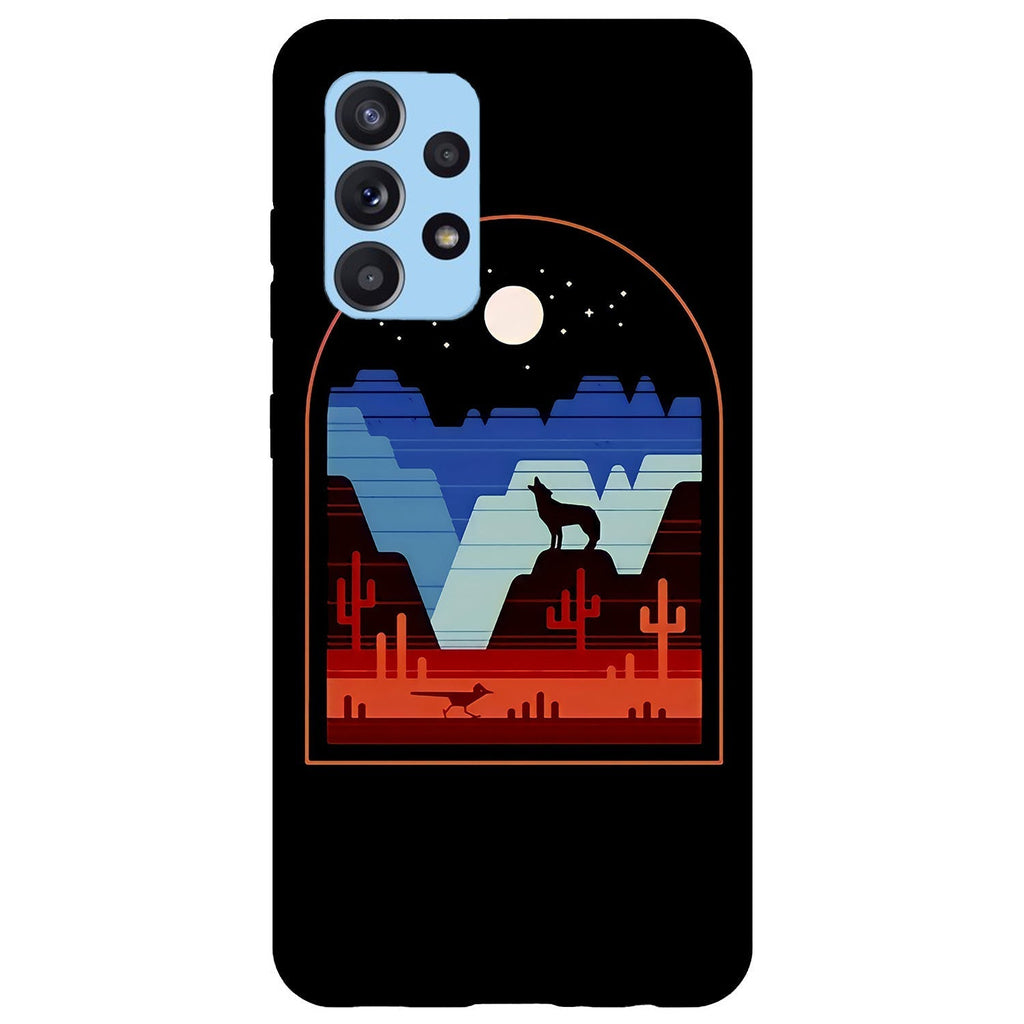 Husa compatibila cu Samsung Galaxy A73 5G model Moon howler, Silicon, TPU, Viceversa