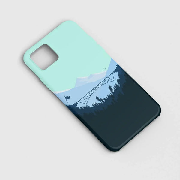 Husa Apple iPhone 13 model Mountain Bridge, Silicon, TPU, Viceversa - Viceversa