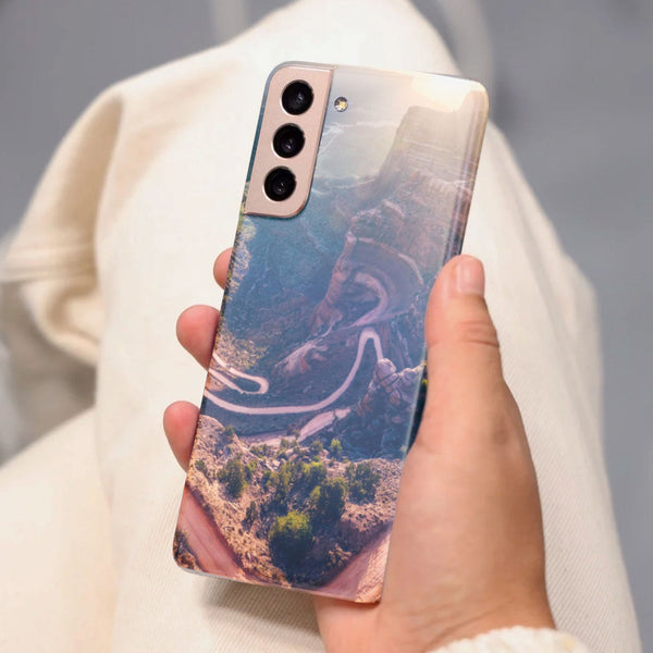 Husa Samsung Galaxy S21 FE model Mountain Path, Silicon, TPU, Viceversa