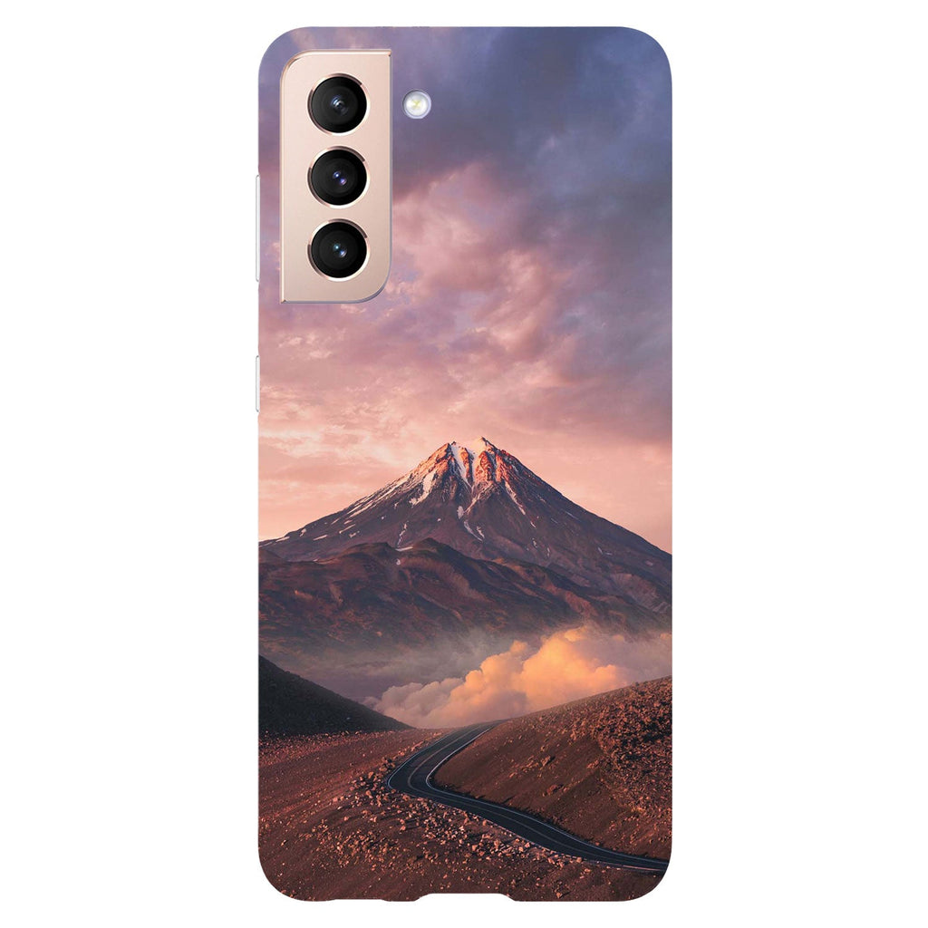 Husa compatibila cu Samsung Galaxy S21 FE model Mountain Top, Silicon, TPU, Viceversa