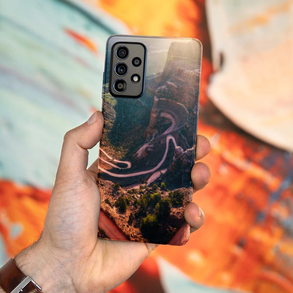 Husa compatibila cu Samsung Galaxy A73 5G model Mountain Path, Silicon, TPU, Viceversa