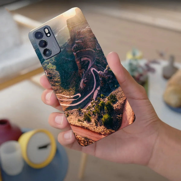 Husa compatibila cu Oppo Find X3 model Mountain Path, Silicon, TPU, Viceversa - Viceversa