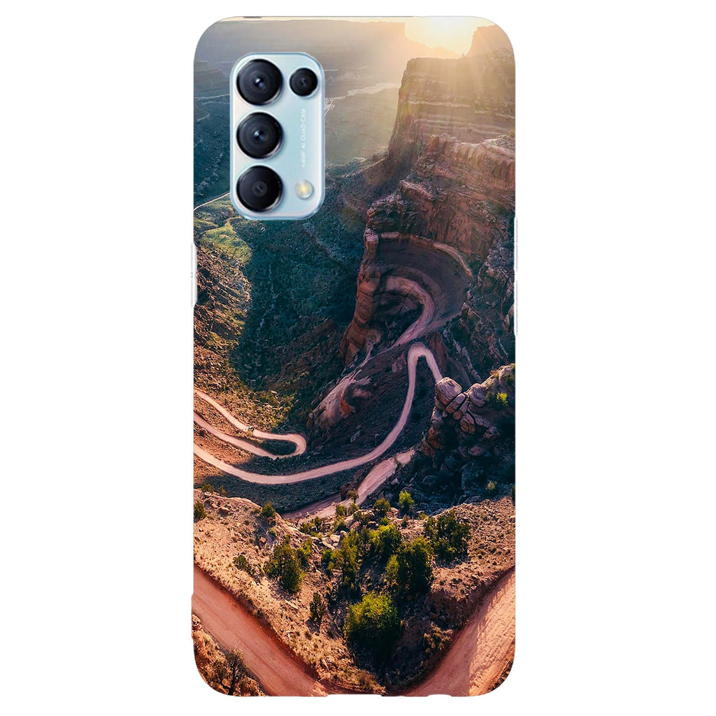 Husa compatibila cu Oppo Reno 5 4G model Mountain Path, Silicon, TPU, Viceversa