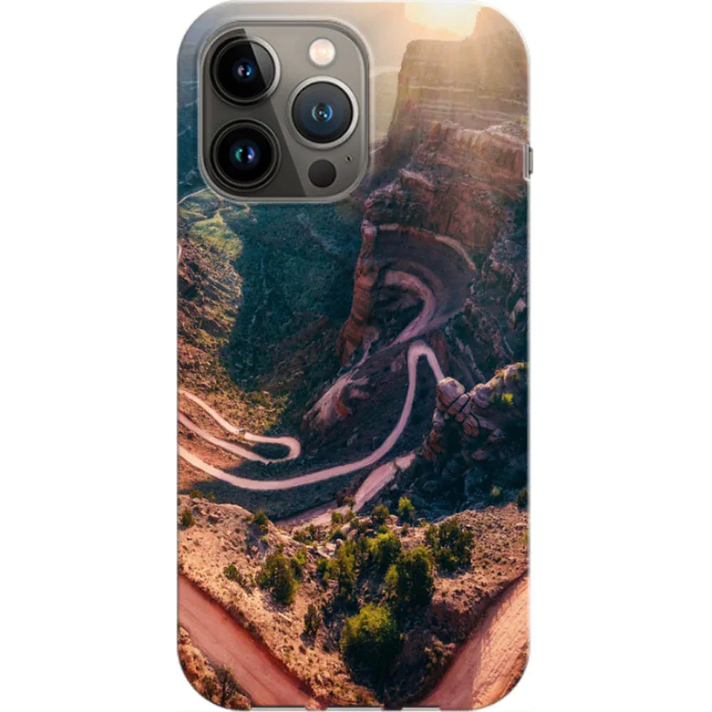 Husa compatibila cu Apple iPhone 14 Pro Max model Mountain Path, Silicon, TPU, Viceversa - Viceversa