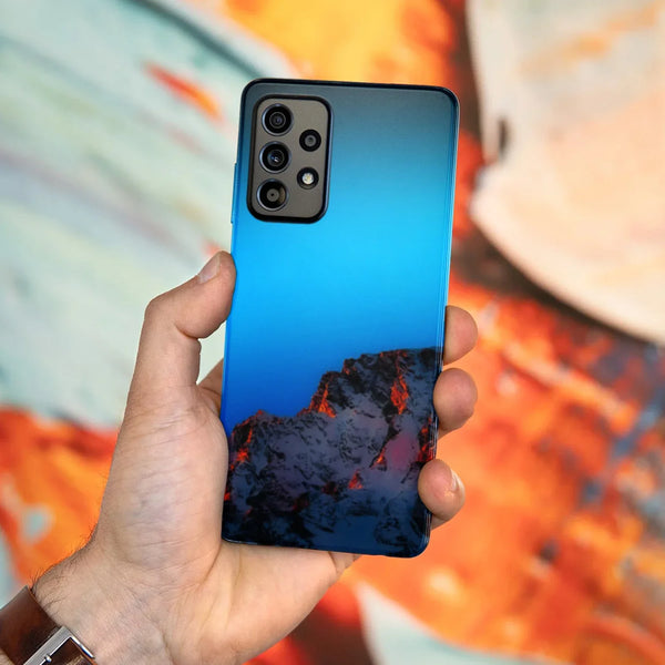 Husa compatibila cu Samsung Galaxy A53 5G model Mountain sunset, Silicon, TPU, Viceversa - Viceversa
